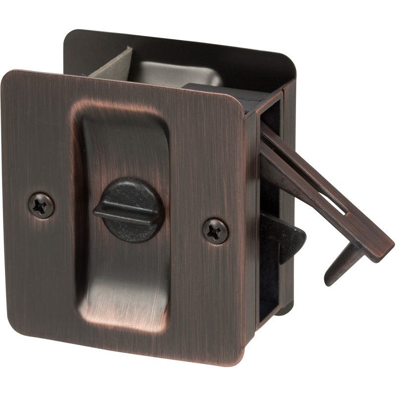 Verrou de porte d'intimité, Bronze toscan
