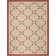 Coreatha Geometric Creme/Red Area Rug