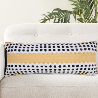 Cotton Reversible Throw Pillow