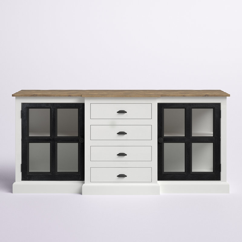 Kull 75'' Solid Wood Sideboard