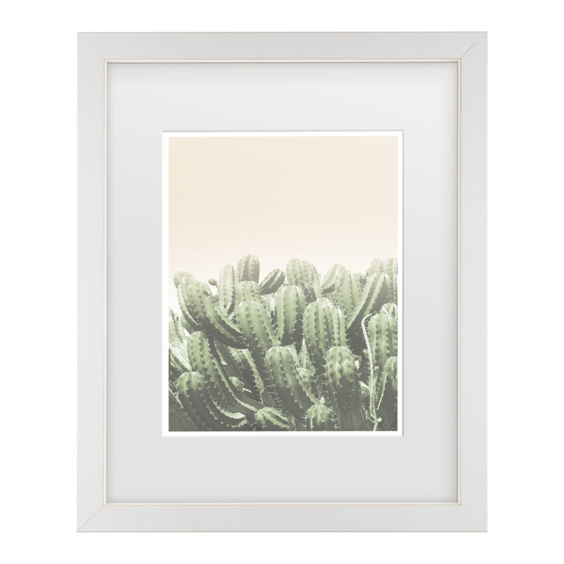 Œuvre encadrée «ologic », H 16 po x l 13 po