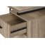 Bureau d'ordinateur moderne avec rangement réversible, bureau flottant et configuration flexible à gauche ou à droite pour l'efficacité du bureau à domicile.-801610715