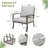 Kannyn 2 - Person Patio Conversation Sets with Cushions