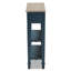 Console à 2 tiroirs Kailey - brun / bleu, H 29,62 po x l 31,34 po x L 9,83 po-658181838-658181839