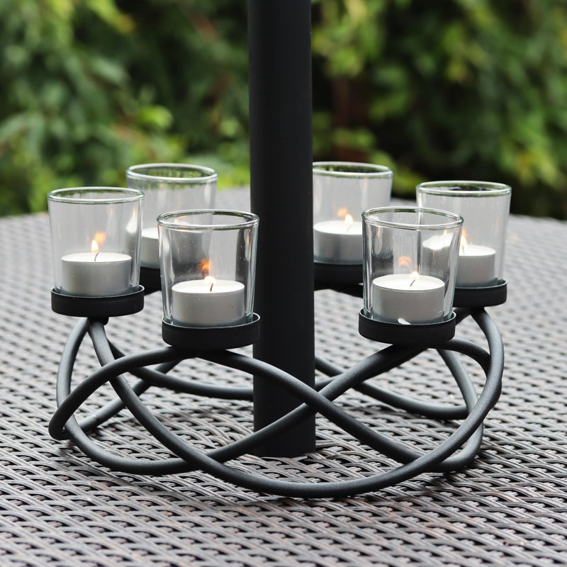 Defaria Iron Tabletop Candlestick