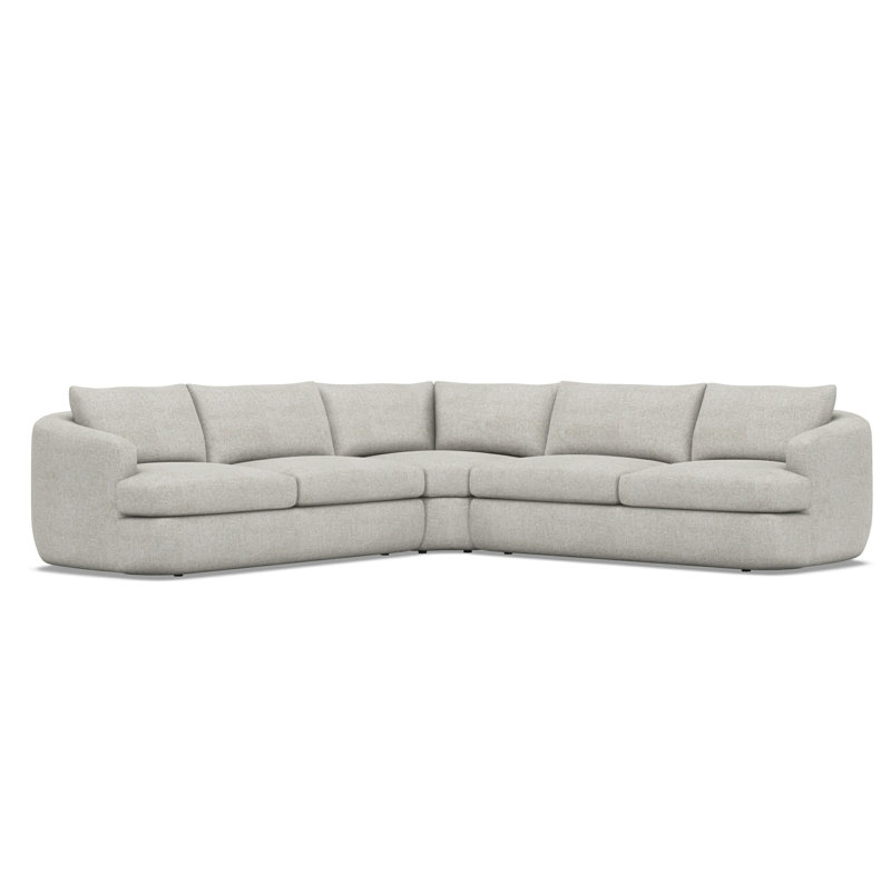 Jules Fabric 3 Pc Sectional, 1697-010