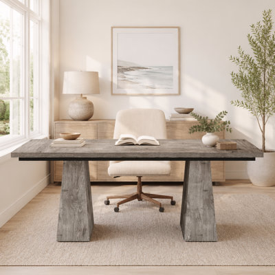 63" Executive Desk, Modern Office Computer Desk Workstations