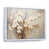 White Floater Framed