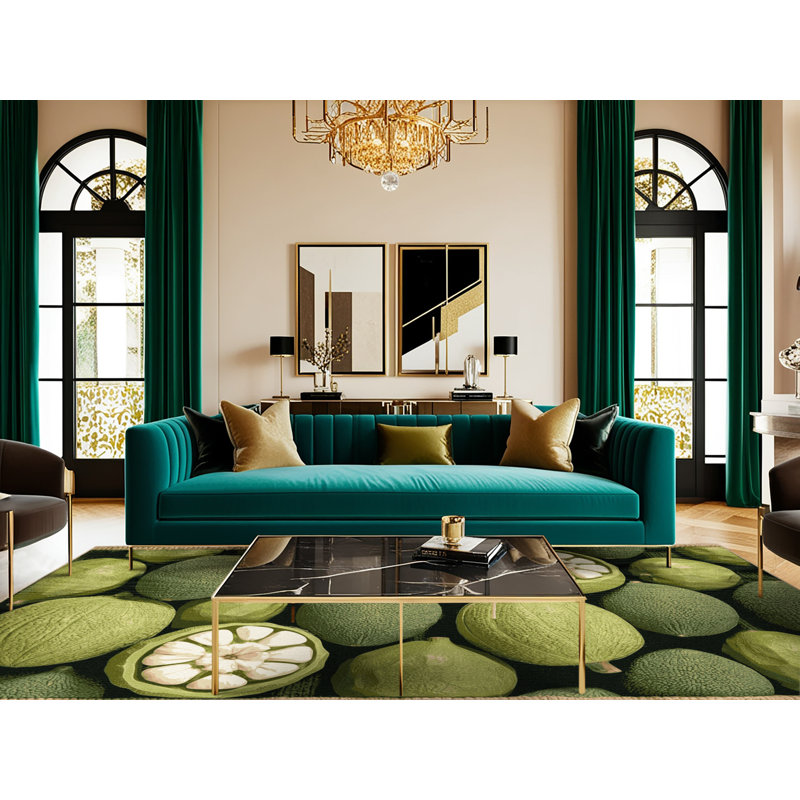  Tapis lavable Cherimoya, Rectangle 4pi x 6 pi