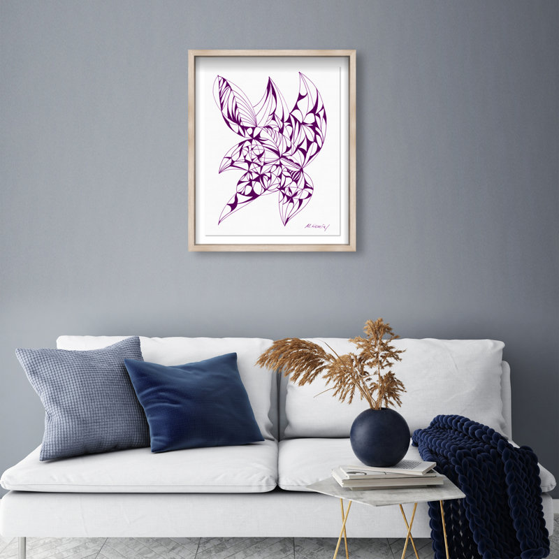 Manuel Roman - Starfish Print by Oliver Gal, 16.5"H x 11.5"W, Natural Oak Shadowbox