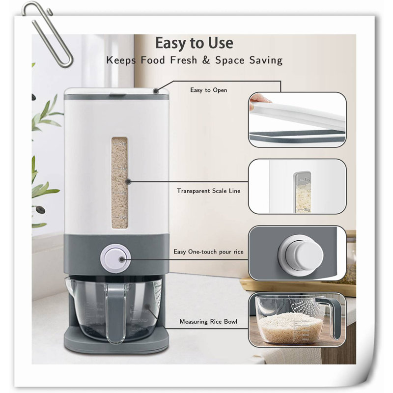Dilmurat Food Storage Container, Gray
