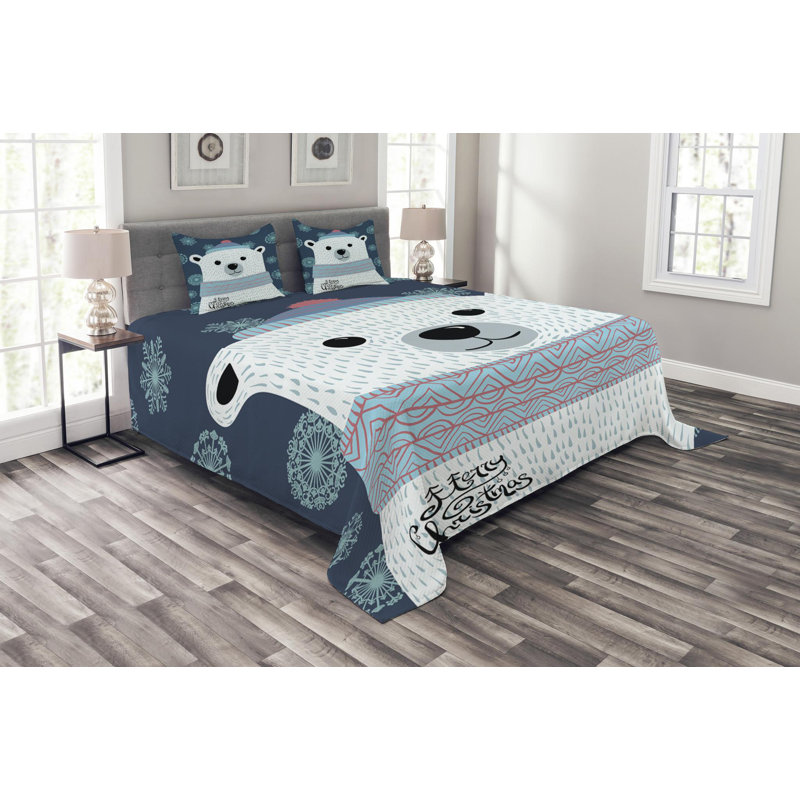 Polyester Coverlet, King Coverlet + 2 Shams