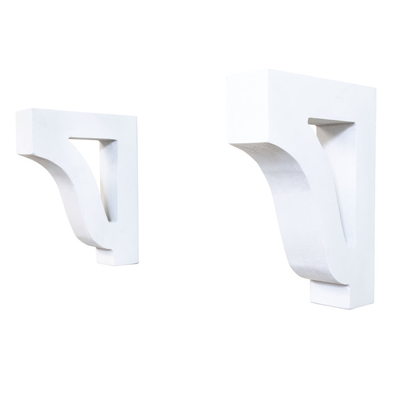 Corbeaux en peuplier Rayne (ensemble de deux), Blanc