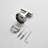 3 -Piece Stainless Steel Bathroom Towel Rack Set With Mounting Hardware In Brushed Nickel