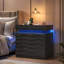 60cm W Manufactured Wood Bedside Table-355477375