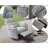 Upholstered Power Rock Swivel Recliner Chair-925351749