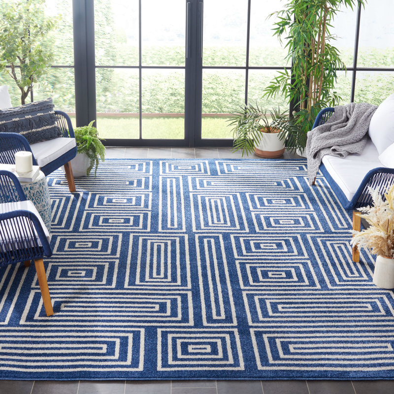 Tapis géométrique Thornbury Performance, Rectangle 8 pi x 10 pi