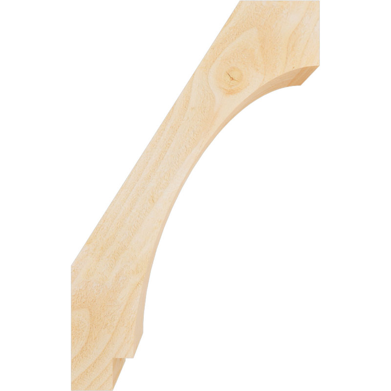 Attelle impériale du genou, Sapin de Douglas, H 22 po x l 4 po x P 14 po, Brute