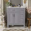 Meuble-lavabo 30 po avec lavabo en céramique-418740757