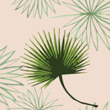 Cabbage Palm 10' L x 24" W Peel and Stick Wallpaper Roll