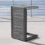 Modern C-Shaped Outdoor Side Table-1196623423