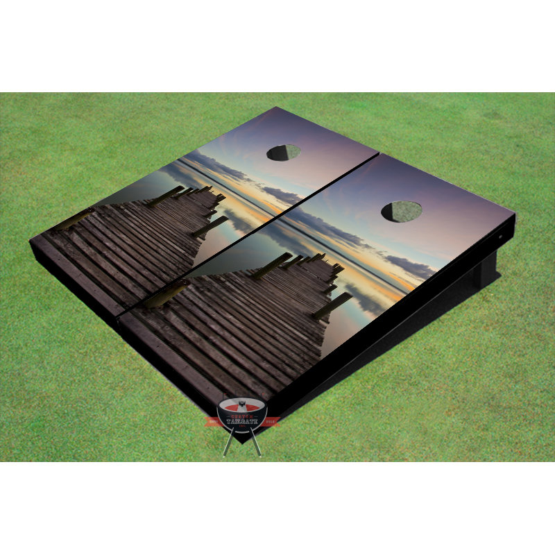 Ensemble de planche de jeu cornhole 2 'x 4' Dock