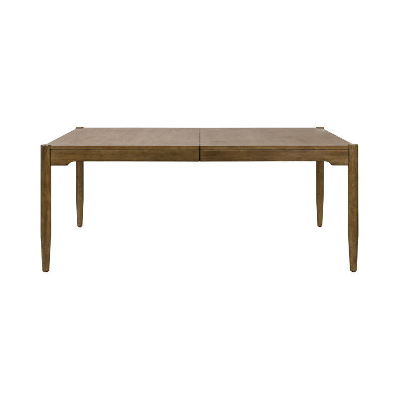 Nadira Modern Wood Rectangular Kitchen Dining Table, Brown, 30"H x 72"L x 40"W