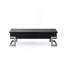 Table basse Calnan en noir et chrome
