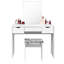 Evonne Dressing Table with Mirror-1557264320