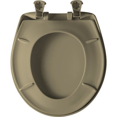 Siège de toilette rond en plastique