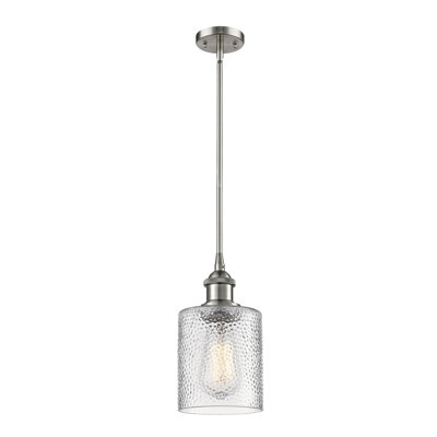 Luminaire suspendu cylindrique 1 lumière Leilani