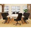  High-Back Executive Black Bonded Leather Chair
