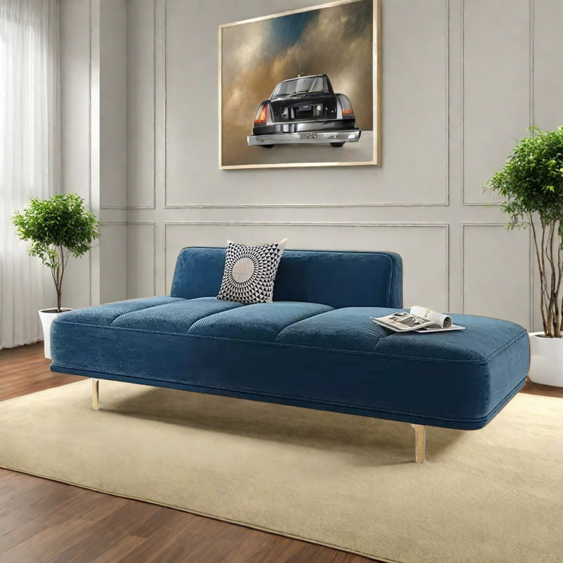 Superior comfortable solid wood chair, Blue