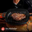 Plaque de cuisson en fonte de 10,25 pouces Megamaster, plaque de cuisson carrée antiadhésive pour plaques de cuisson, gril à steak et gril de légumes, accessoire de barbecue pour la cuisson intérieure / extérieure - 630-0010P