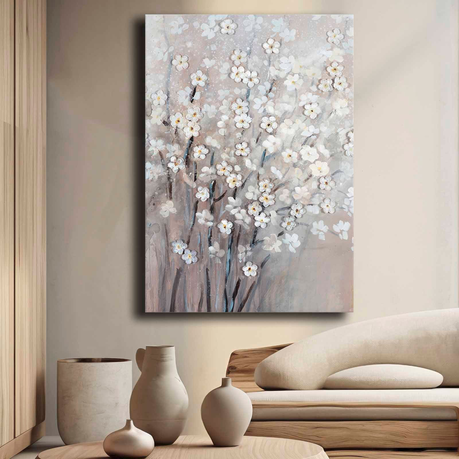 Dakota Fields Soft Blooming Branches Canvas Wall Art | Wayfair