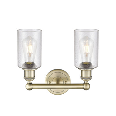 Éclairage pour meuble-lavabo à 2 lumières 12,875 pouces Caldello