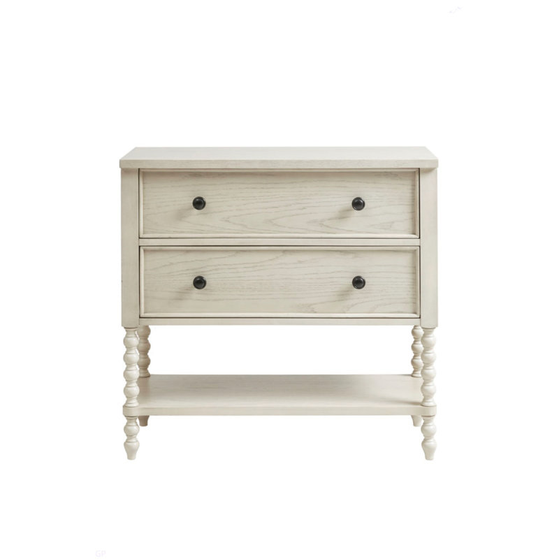 Commode décorative 2 tiroirs, Naturel