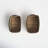 Wood Handmade Two Toned Storage Basket with Handles