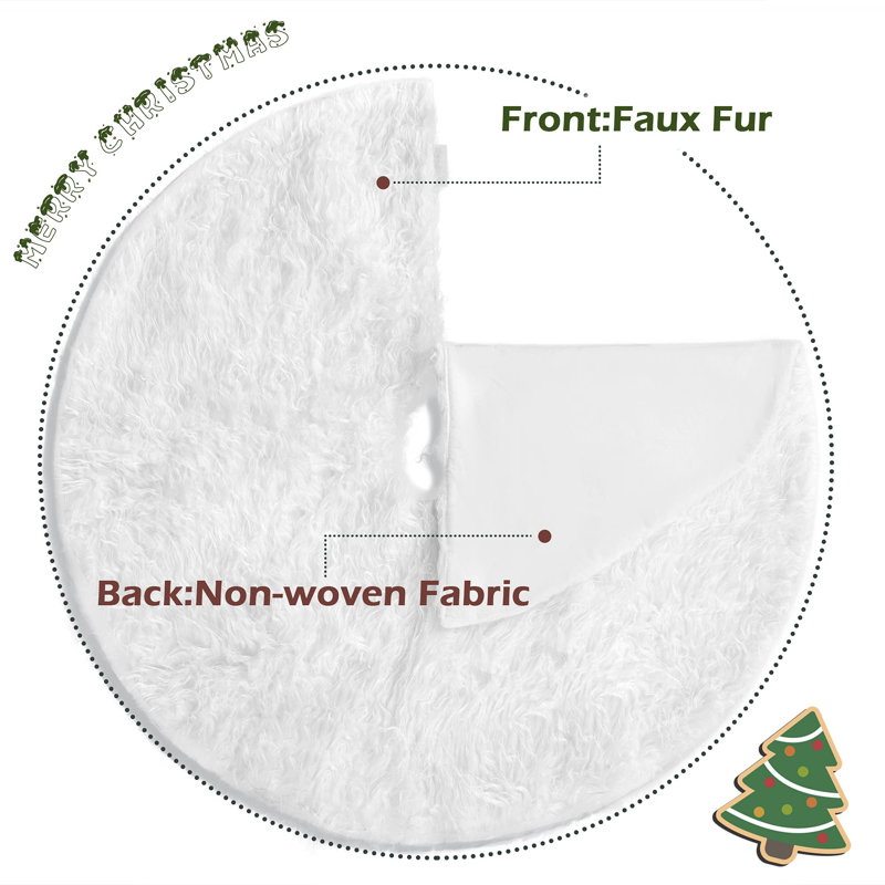 Hondo Faux Fur Tree Skirt