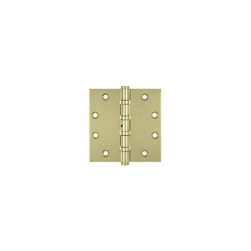 Butt Bearing Hinge, Bright Nickel