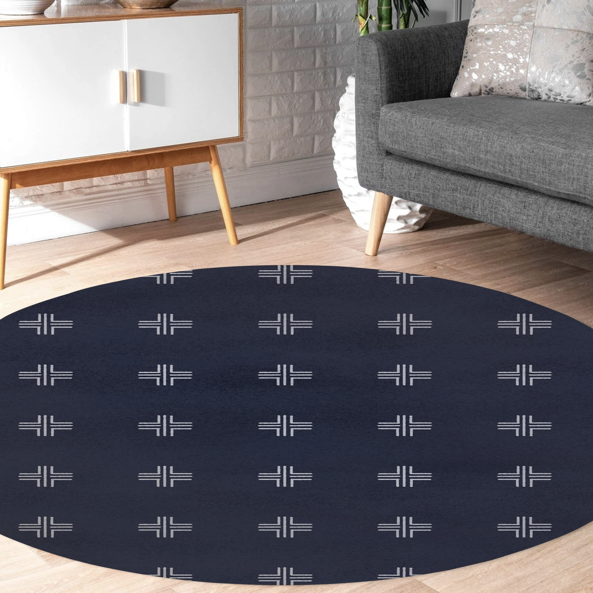 Foundry Select ADA NAVY Area Rug By Foundry Select - Wayfair Canada