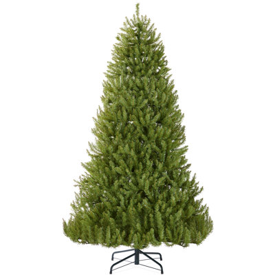 Premium Hinged Nordic Fir Christmas Tree Holiday Decoration W/ Foldable Metal Base?