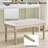 Boswick Linen Upholstered Bench-346529068