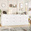 Commode double moderne à 6 tiroirs l 43,31 po Beckwourth-1832028582