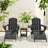 Dalson 5-Piece Plastic Adirondack Chair Set with Side Table and Ottomans-98222881