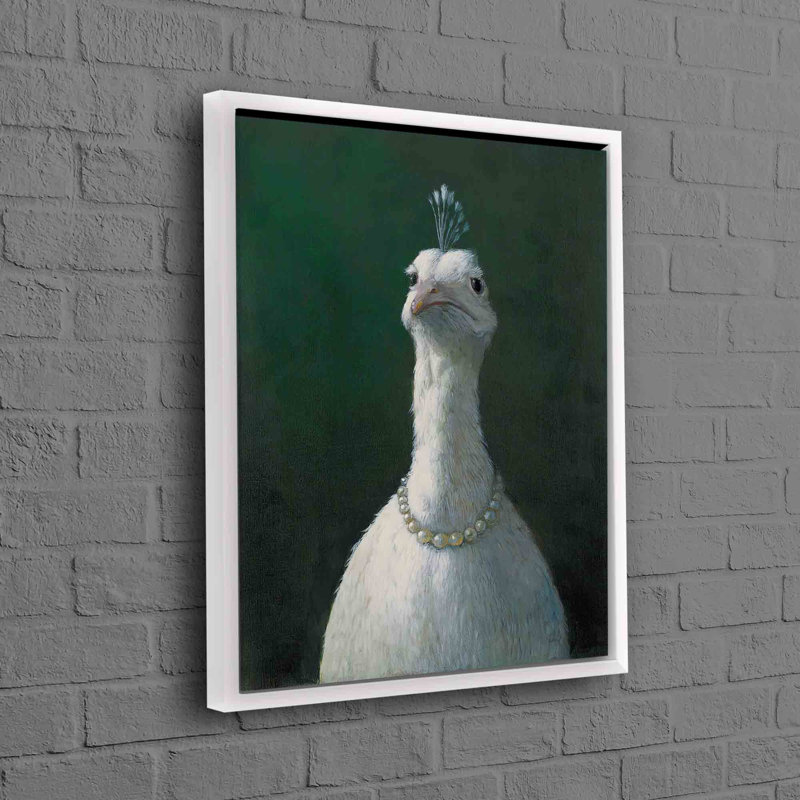 Print on Canvas, 70 cm H x 50 cm W, White, Framed Print without Mat