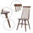 Alvie Solid Wood Cross Back Side Chair-99057986