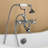 Serenity 72" x 31" Clawfoot Soaking Acrylic Bathtub-37257757