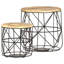 Winsor 2 - Piece Solid Wood Top Living Room Table Set