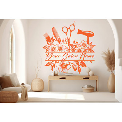 Coiffeuse, décoration murale, coiffeuse, salon, manucure, coiffeuse, femme, fille, chambre, cadeaux, vinyle, art mural, autocollants pour enfants, autocollants 725